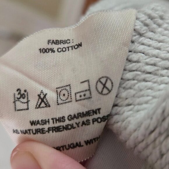 Homecore Men's Heather Grey Terry Cloth Crewneck Sweatshirt Size Medium - Picture 10 of 12